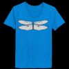 Ladies’  Junior Fine Jersey V-Neck Longer Length T-Shirt Thumbnail
