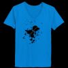 Ladies’  Junior Fine Jersey V-Neck Longer Length T-Shirt Thumbnail