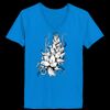 Ladies’  Junior Fine Jersey V-Neck Longer Length T-Shirt Thumbnail