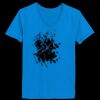 Ladies’  Junior Fine Jersey V-Neck Longer Length T-Shirt Thumbnail