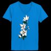 Ladies’  Junior Fine Jersey V-Neck Longer Length T-Shirt Thumbnail