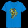 Ladies’  Junior Fine Jersey V-Neck Longer Length T-Shirt Thumbnail