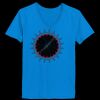 Ladies’  Junior Fine Jersey V-Neck Longer Length T-Shirt Thumbnail