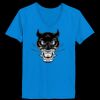 Ladies’  Junior Fine Jersey V-Neck Longer Length T-Shirt Thumbnail