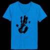 Ladies’  Junior Fine Jersey V-Neck Longer Length T-Shirt Thumbnail