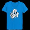 Ladies’  Junior Fine Jersey V-Neck Longer Length T-Shirt Thumbnail