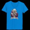 Ladies’  Junior Fine Jersey V-Neck Longer Length T-Shirt Thumbnail