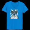 Ladies’  Junior Fine Jersey V-Neck Longer Length T-Shirt Thumbnail