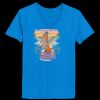 Ladies’  Junior Fine Jersey V-Neck Longer Length T-Shirt Thumbnail