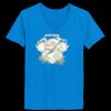 Ladies’  Junior Fine Jersey V-Neck Longer Length T-Shirt Thumbnail