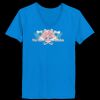 Ladies’  Junior Fine Jersey V-Neck Longer Length T-Shirt Thumbnail