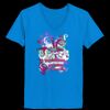 Ladies’  Junior Fine Jersey V-Neck Longer Length T-Shirt Thumbnail