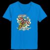 Ladies’  Junior Fine Jersey V-Neck Longer Length T-Shirt Thumbnail