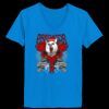 Ladies’  Junior Fine Jersey V-Neck Longer Length T-Shirt Thumbnail
