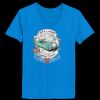 Ladies’  Junior Fine Jersey V-Neck Longer Length T-Shirt Thumbnail
