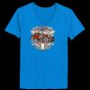 Ladies’  Junior Fine Jersey V-Neck Longer Length T-Shirt Thumbnail