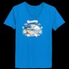 Ladies’  Junior Fine Jersey V-Neck Longer Length T-Shirt Thumbnail