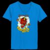 Ladies’  Junior Fine Jersey V-Neck Longer Length T-Shirt Thumbnail