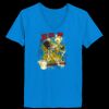 Ladies’  Junior Fine Jersey V-Neck Longer Length T-Shirt Thumbnail