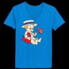 Ladies’  Junior Fine Jersey V-Neck Longer Length T-Shirt Thumbnail