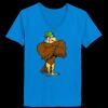 Ladies’  Junior Fine Jersey V-Neck Longer Length T-Shirt Thumbnail