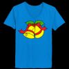 Ladies’  Junior Fine Jersey V-Neck Longer Length T-Shirt Thumbnail