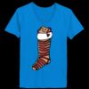 Ladies’  Junior Fine Jersey V-Neck Longer Length T-Shirt Thumbnail