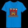 Ladies’  Junior Fine Jersey V-Neck Longer Length T-Shirt Thumbnail