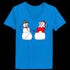 Ladies’  Junior Fine Jersey V-Neck Longer Length T-Shirt Thumbnail