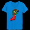 Ladies’  Junior Fine Jersey V-Neck Longer Length T-Shirt Thumbnail