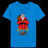 Ladies’  Junior Fine Jersey V-Neck Longer Length T-Shirt Thumbnail