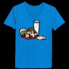 Ladies’  Junior Fine Jersey V-Neck Longer Length T-Shirt Thumbnail