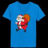 Ladies’  Junior Fine Jersey V-Neck Longer Length T-Shirt Thumbnail