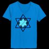 Ladies’  Junior Fine Jersey V-Neck Longer Length T-Shirt Thumbnail