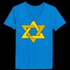 Ladies’  Junior Fine Jersey V-Neck Longer Length T-Shirt Thumbnail