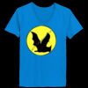 Ladies’  Junior Fine Jersey V-Neck Longer Length T-Shirt Thumbnail