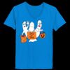 Ladies’  Junior Fine Jersey V-Neck Longer Length T-Shirt Thumbnail