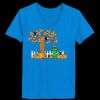 Ladies’  Junior Fine Jersey V-Neck Longer Length T-Shirt Thumbnail