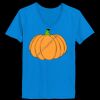 Ladies’  Junior Fine Jersey V-Neck Longer Length T-Shirt Thumbnail