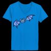 Ladies’  Junior Fine Jersey V-Neck Longer Length T-Shirt Thumbnail