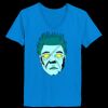 Ladies’  Junior Fine Jersey V-Neck Longer Length T-Shirt Thumbnail