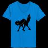 Ladies’  Junior Fine Jersey V-Neck Longer Length T-Shirt Thumbnail