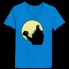 Ladies’  Junior Fine Jersey V-Neck Longer Length T-Shirt Thumbnail