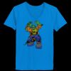 Ladies’  Junior Fine Jersey V-Neck Longer Length T-Shirt Thumbnail
