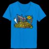 Ladies’  Junior Fine Jersey V-Neck Longer Length T-Shirt Thumbnail