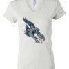 Women's Short Sleeve V-Neck T-Shirt Thumbnail