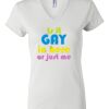 Women's Short Sleeve V-Neck T-Shirt Thumbnail