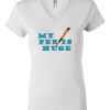 Women's Short Sleeve V-Neck T-Shirt Thumbnail