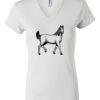 Women's Short Sleeve V-Neck T-Shirt Thumbnail