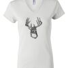 Women's Short Sleeve V-Neck T-Shirt Thumbnail